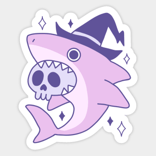 Halloween Shark Sticker